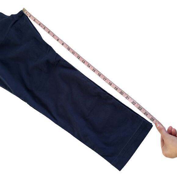 J.CREW High Rise Girlfriend Chino Pants Classic Navy Women’s Petite 10 NWT - Picture 8 of 9